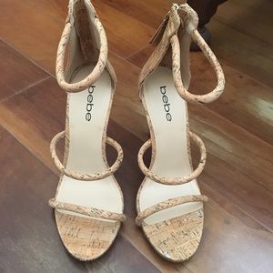 Bebe Strappy High Heels